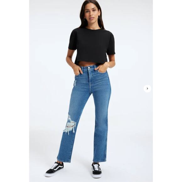 GOOD AMERICAN NWT Good Curve Straight in Blue312 // 16 - Picture 2 of 14